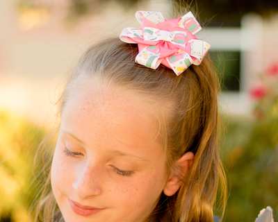 Back to School Folded Flower