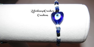 Protection Eye Heart Bracelet