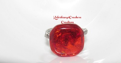 Red Sparkles Ring