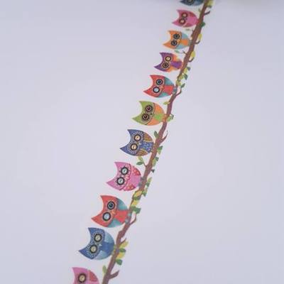Funky owl washi 