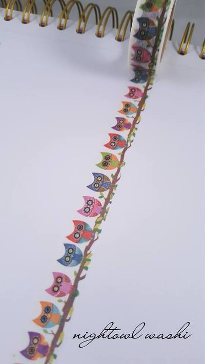 Funky Owl Washi 