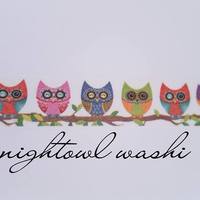Funky Owl Washi  - Thumbnail 1