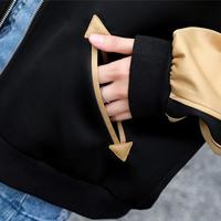 Tiger and Eagle Embroidery Baseball Jacket - Thumbnail 2