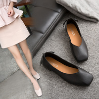Vintage Doudou Grandma Shoes Frontal Sole Low Sole Ladies Single Shoes Female Summer 2017 New Korean Bunny Shoes - Thumbnail 1