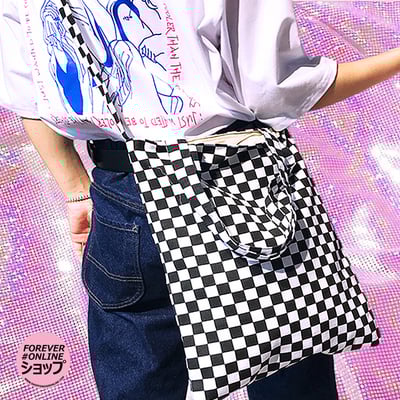 Retro checker bag - Thumbnail 4