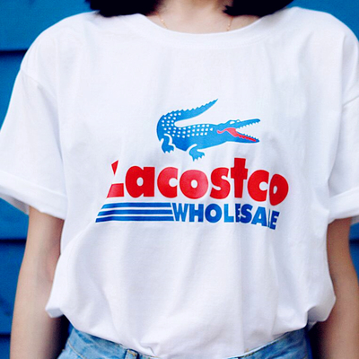  lacostco crocodile printed tee - Thumbnail 5