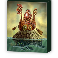 Small - Firgin the Fearful Stretched Canvas - Thumbnail 1