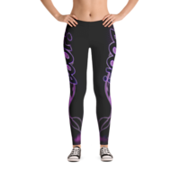BOOP! Hacker Leggings (Purple) - Thumbnail 2