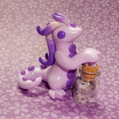 Purple stone potion dragon - Thumbnail 3