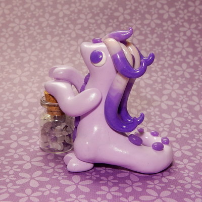 Purple stone potion dragon