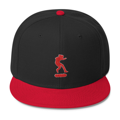 SB Snapback - Black & Red