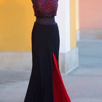 prom dresses long,Ivory A-line Scoop Floor-length Chiffon Evening Dress Prom Dresses 10027 - Thumbnail 1