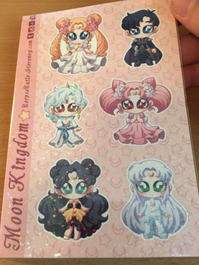 Moon Kingdom Holographic Sticker Sheet