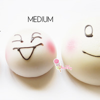 Jumbo Blush Bun Squishy Emoticon - Thumbnail 2