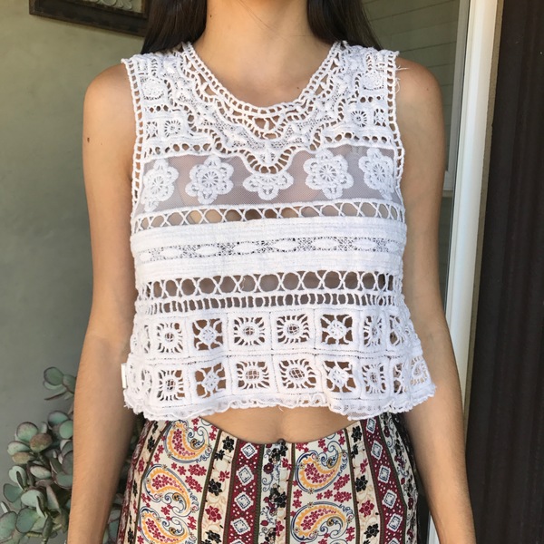 Mesh Boho Top