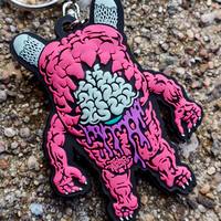 KARLA (pink) 2 sided 3D Rubber Key Chain (Glows in the Dark) - Thumbnail 1