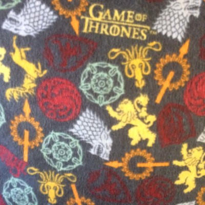 Game of thrones house sigils pillow 12x12