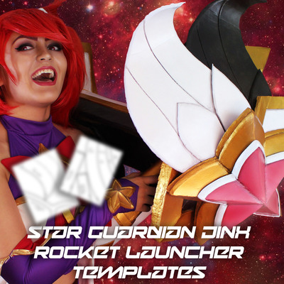 Star guardian jinx rocket launcher template