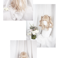 PA99795 BLONDE PRINCESS SISTERS WIG - Thumbnail 3