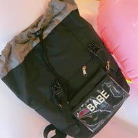 Harajuku Red Heart Backpack with Purse - Thumbnail 3