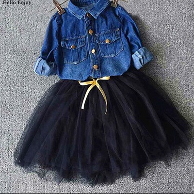 Denim & TuTu Set