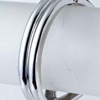 Metal Chain Link Cuff - Thumbnail 1