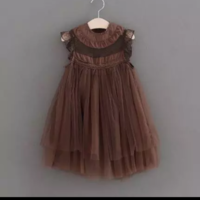 Vintage Brown Madison Lace Dress - Thumbnail 1