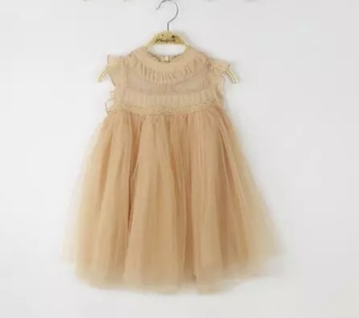 Vintage Beige Madison Lace Dress