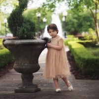 Vintage Beige Madison Lace Dress - Thumbnail 1