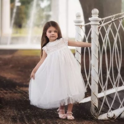 White madison lace dress