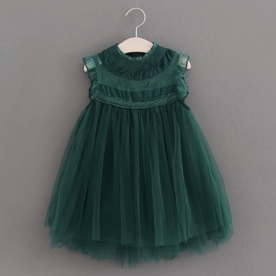 Vintage green madison lace dress