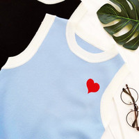 Heart Knitted Tank Top - Thumbnail 2