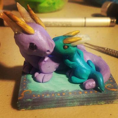 Parent And Child Dragon Commission