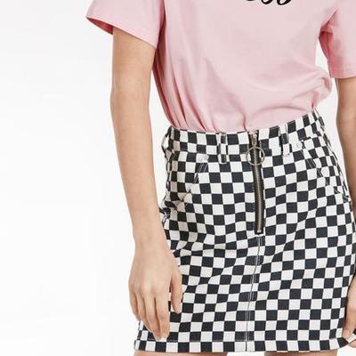 Checkered skirt - Thumbnail 4