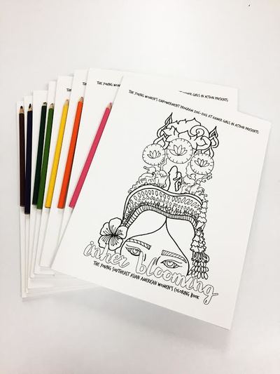 Coloring Book - In Her Blooming: Young Southeast Asian American Women