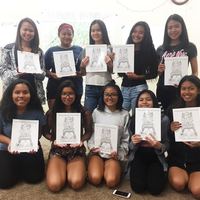 Coloring Book - In Her Blooming: Young Southeast Asian American Women - Thumbnail 1