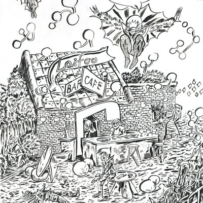 Bottomless pit comic page 10 "murder scene"