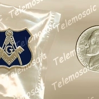 MASONIC POLICEMANS'LAPEL PIN/TIE TACK, FREE MASON POLICE SHERIFF MASONS, FREEMASON - Thumbnail 1