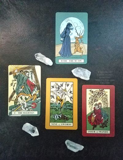 The Secret Moon - Discover your shadow self and the deceptions you hide behind. Intuitive psychic tarot oracle card divination reading