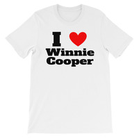 I Love Winnie Cooper Unisex short sleeve t-shirt - Thumbnail 1