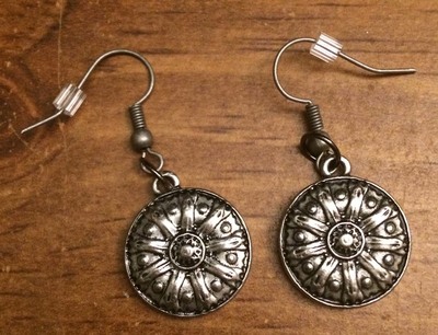 Wonder Woman Shield Earrings