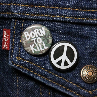 Born to kill button pack - 1" pinback button