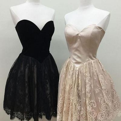 Simple sweetheart short homecoming dresses short prom dresses - Thumbnail 5