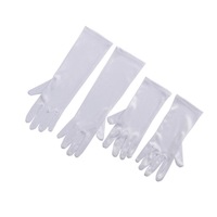 Audrey Hepburn-the Premium Breakfast at Tiffany’s Long White Satin Gloves (Adult/Kids/Girls) - Thumbnail 4