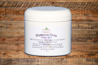 Magnesium Cream - Lavender Blend- Sleep Better and Sore Muscles  
