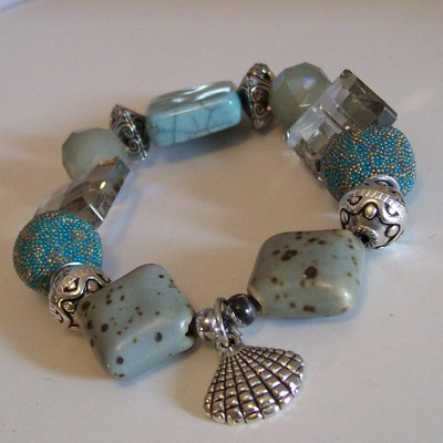  light blue bracelet