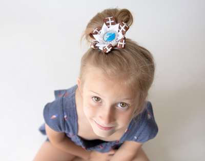 Football Folded Flower