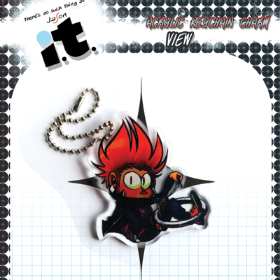 Character keychain - view