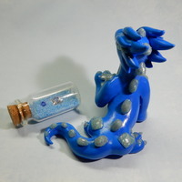 Blue Potion Glitter Dragon - Thumbnail 1