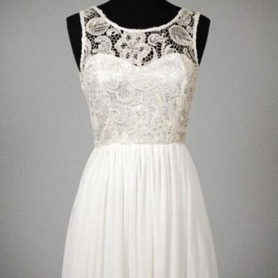 White short graduation dresses, simple short party dresses, white prom dresses 2018